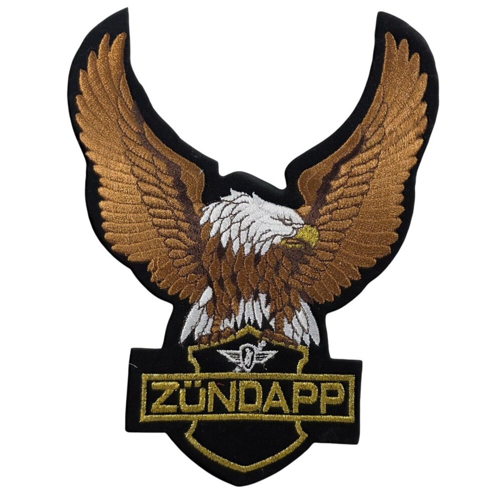 Zündapp Eagle Patch Embroidered Iron-On Sew-On Badge For Jackets & Vests